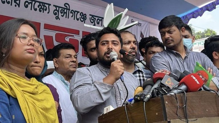 ‘মুজিববাদ’ শেষ না হওয়া পর্যন্ত লড়াই চলবে: নাহিদ ইসলাম