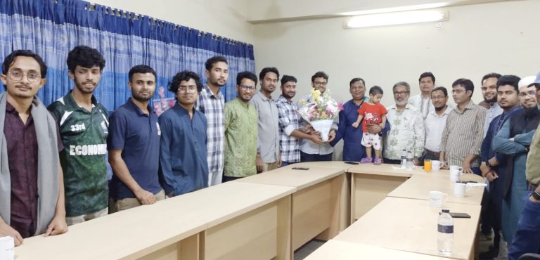 শাবিপ্রবি প্রক্টরের সাথে প্রেসক্লাবের সৌজন্য সাক্ষাৎ